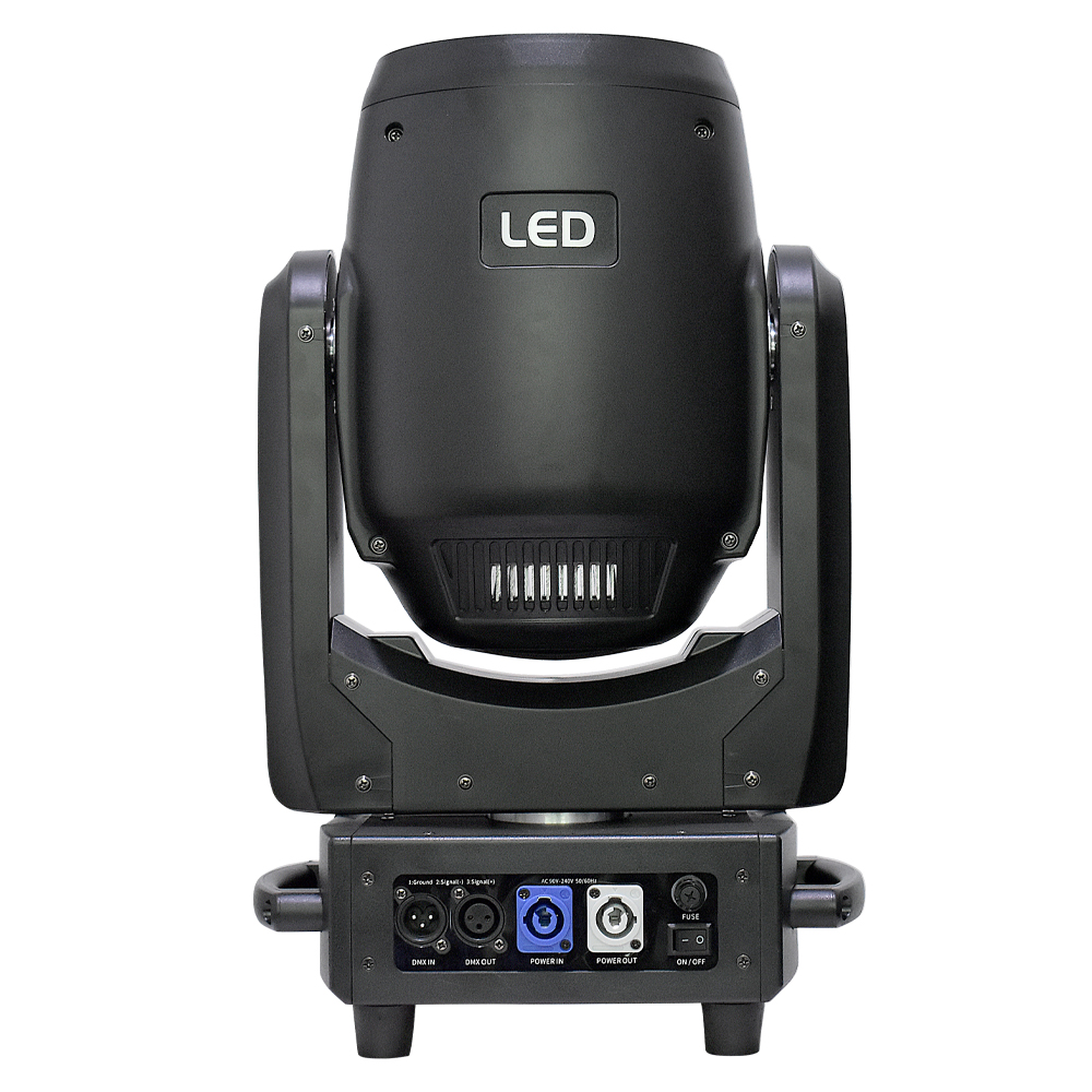 Haz de luz de cabeza móvil de 300 W con luz de escenario de disco de DJ de círculo LED FD-LM300