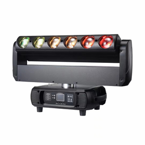 6x40w RGBW Doble cara Pixeles Zoom Estroboscópico LED Luz móvil FD-LM640