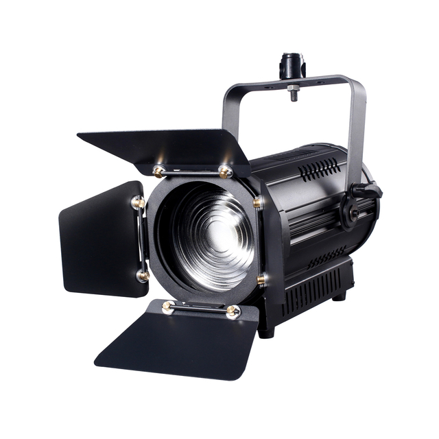 Foco de Fresnel sin ventilador con zoom silencioso de 100 W para reuniones en salas de estudio FD-F31