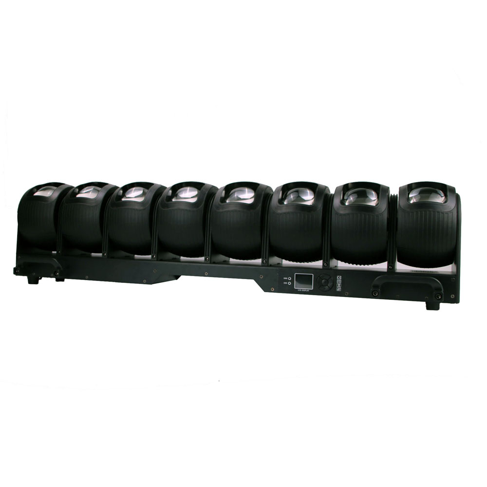 NUEVO Barra de viga de píxeles de 8*80W Luz de cabeza en movimiento con anillo LED para Events Club FD-BP880