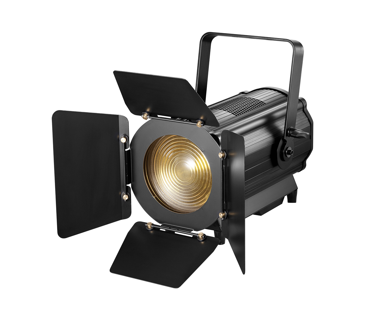 RGBAL Full Color 300W LED Fresnel Spotlight para TV Studio FD-F19