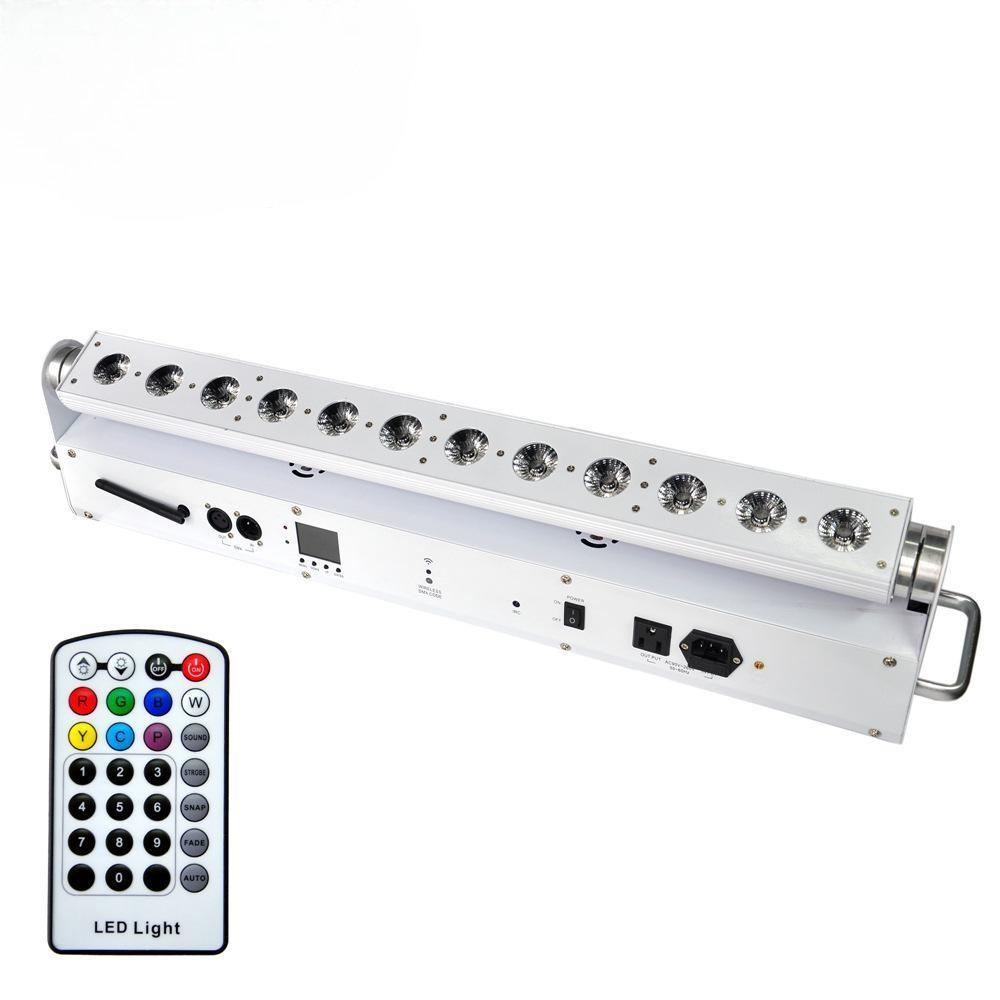 Arandela de pared LED de batería de control de teléfono de 12 piezas para espectáculo de bodas FD-AC1218