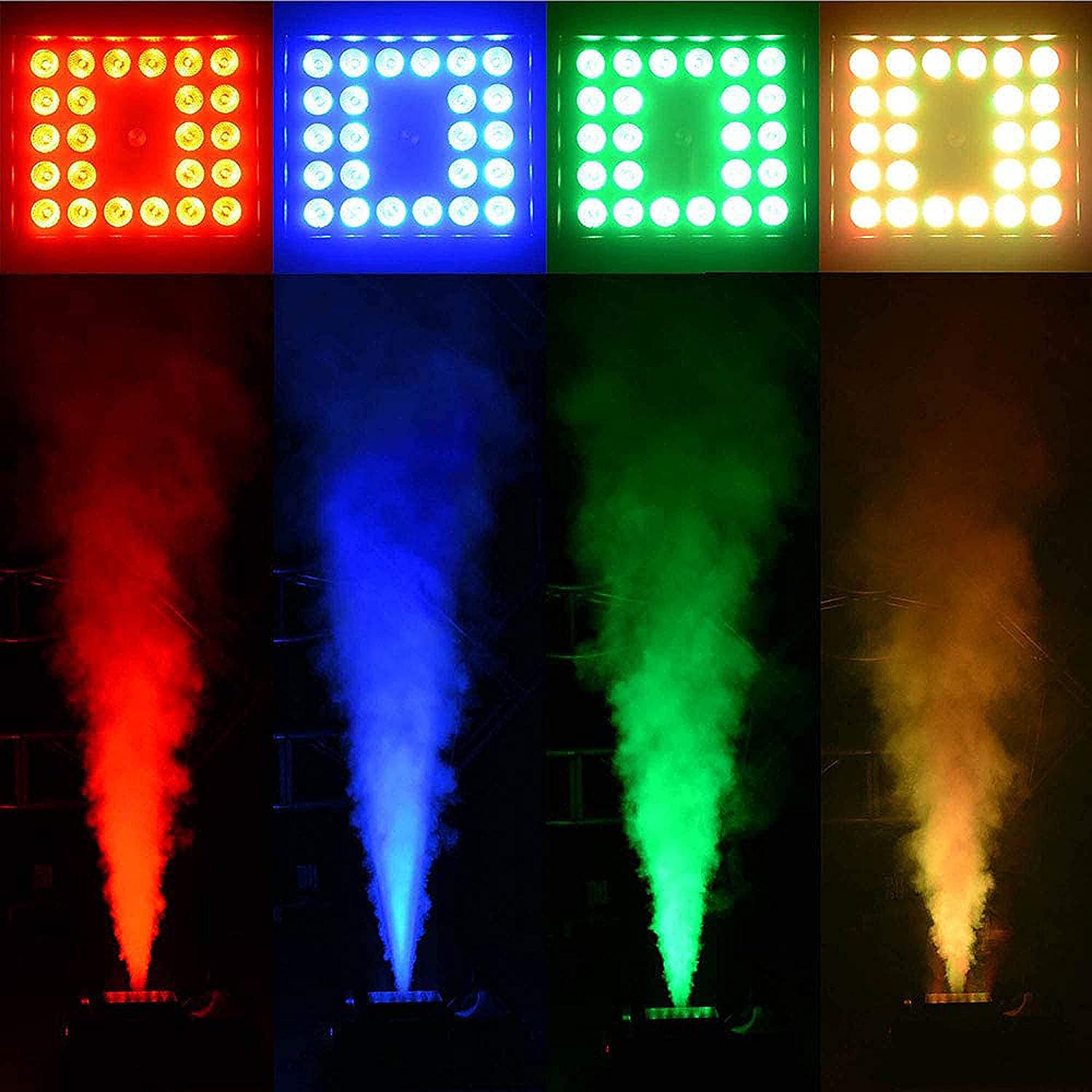 Máquina de niebla con efecto de columna de aire RGB1500w Máquina de humo FD-SE024