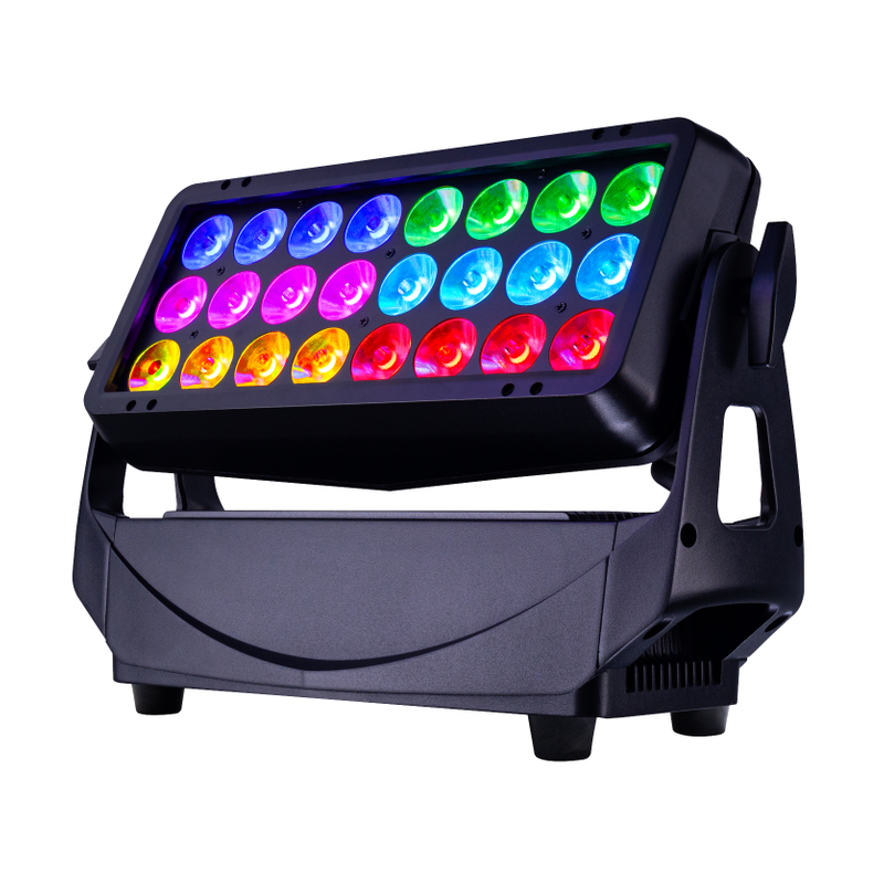 24 piezas 20W RGBALC Color de la ciudad impermeable Luz de lavado de pared para Park FD-AW2420