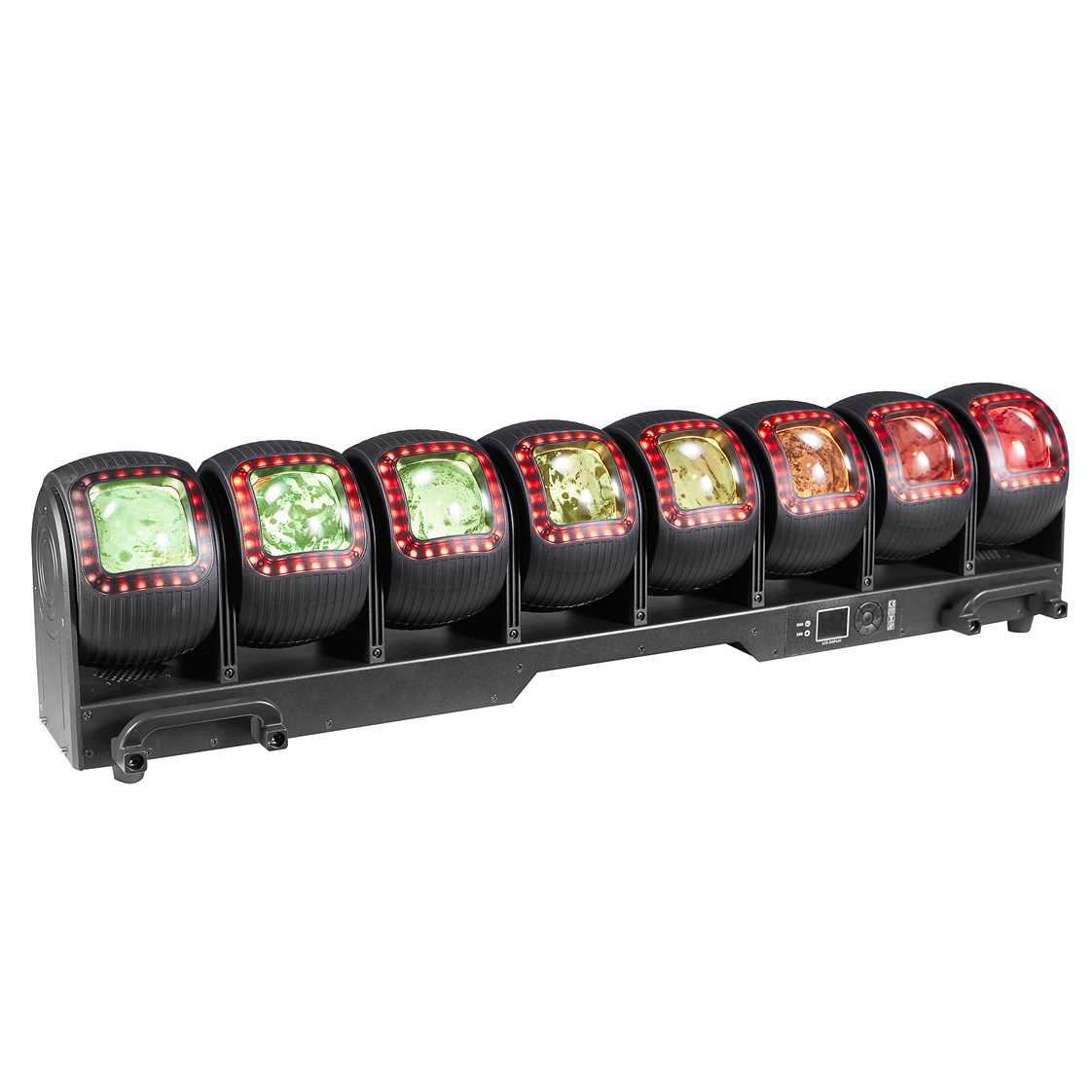 NUEVO Barra de viga de píxeles de 8*80W Luz de cabeza en movimiento con anillo LED para Events Club FD-BP880