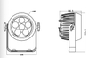 6PCS 20W al aire libre IP65 batería inalámbrica LED Par Can luces FD-LBW620