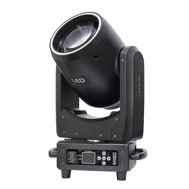 Haz de luz de cabeza móvil de 300 W con luz de escenario de disco de DJ de círculo LED FD-LM300