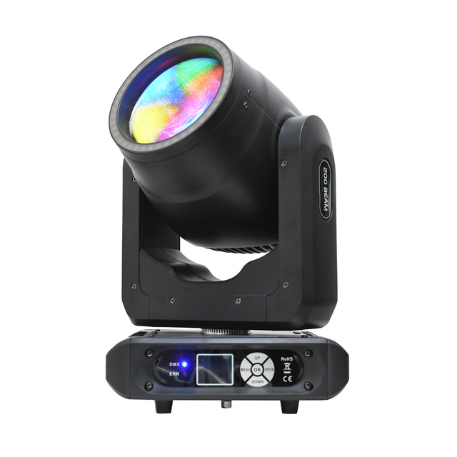 Factory 200W LED Beam Cabeza móvil con anillo para Club Disco FD-LM200