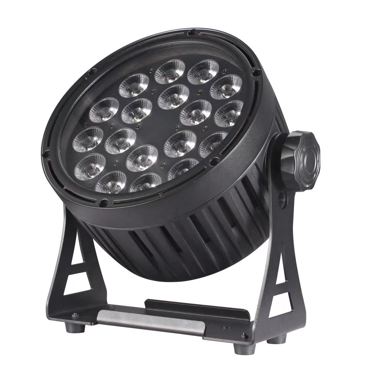 Luz par LED colorida impermeable RGBWAUV de 18 piezas 18 W para eventos FD-LPW1818