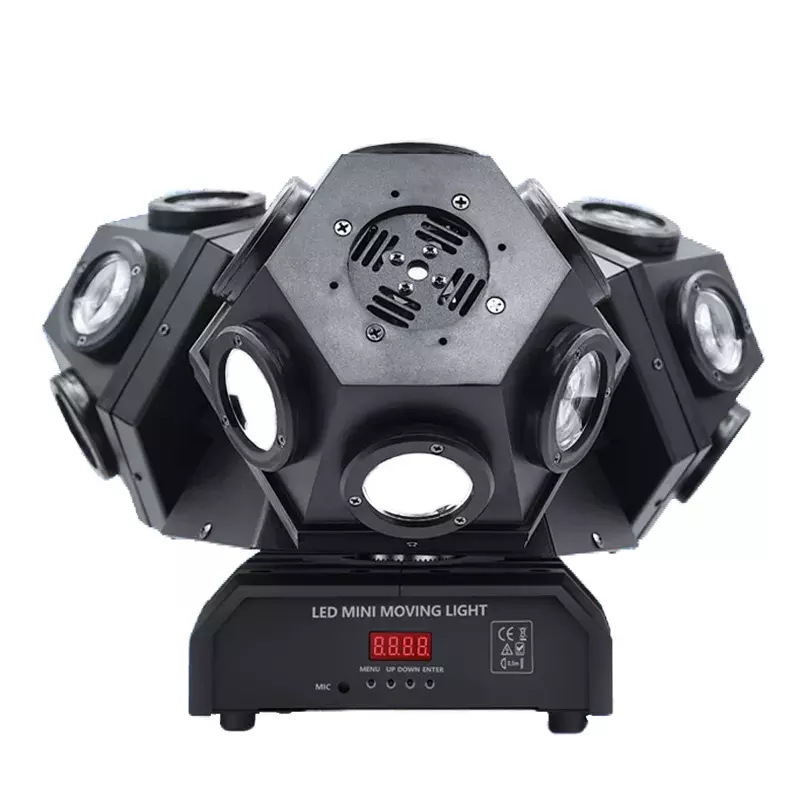 18cs_10W_RGBW_4IN1 cabeza móvil haz de luz láser dj para barra ktv renderizado luz