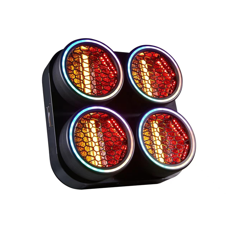 4 ojos Cob Blinder Luz retro Luz de la etapa de lavado retro para la fiesta FD-R200