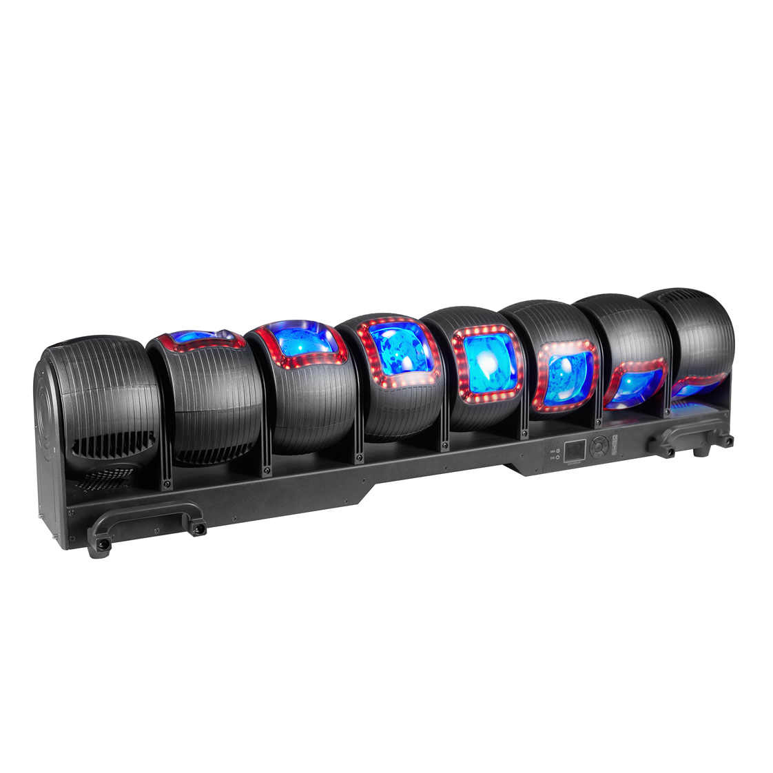 NUEVO Barra de viga de píxeles de 8*80W Luz de cabeza en movimiento con anillo LED para Events Club FD-BP880
