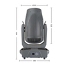 550W Impermeable IP65 Haz de luz con cabezal móvil para evento Show FD-DW550
