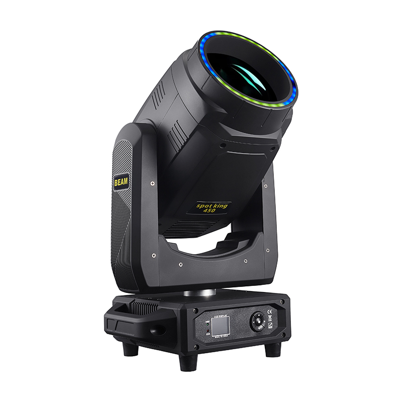 Luz con cabezal móvil 3 en 1 Spot Prism King de 450W para eventos Bar Club concierto FD-DM450BSW